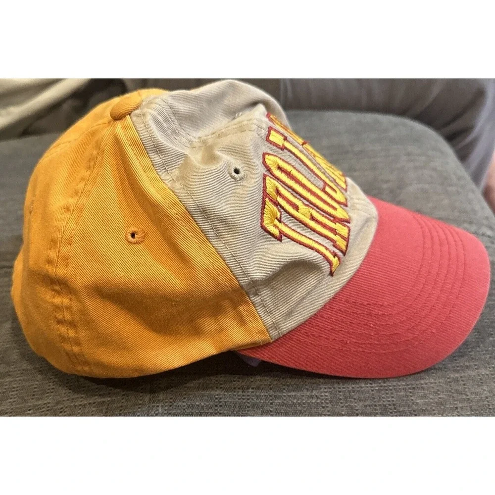 USC Trojans Hat Mens Strapback Yellow Red Beige Captivating Brand Adjustable‎